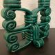 Double ceramic chandelier 50s