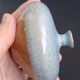 Glacier blue stoneware spherical ceramic Antonio Lampecco vintage