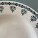 Set of 10 plates (5 flat and 5 hollow) in St Amand earthenware, Céranord