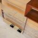 Vintage Scandinavian teak and aluminum coat holder