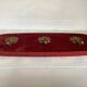 Porte manteau baroque velours grenat bordeaux