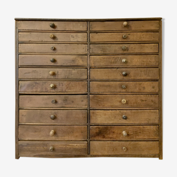 20-drawer cabinet