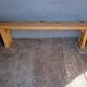 Bench 180 cm old solid wood with patina