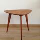 Table basse tripode vintage