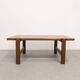 Vintage Danish coffee table in solid teak.