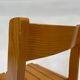 Vintage Pinewood dining chair 70's minimalist design