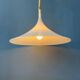 Vintage plexiglass "witch hat" pendant light