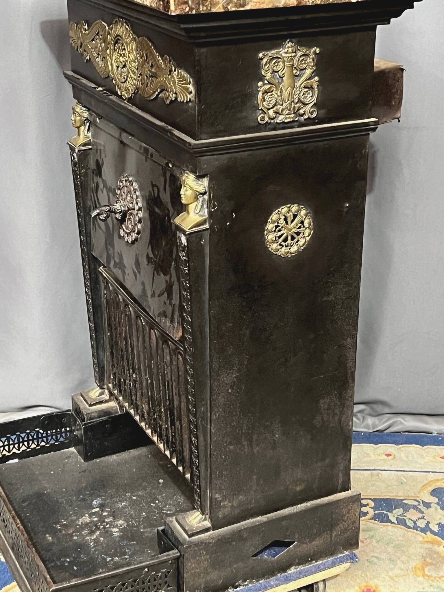 Empire-style stove.