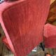 Low chairs Napoleon III - Red velvet - Around 1870