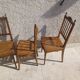 Vintage caned chairs
