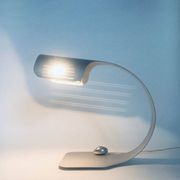 Aluminium Colomba Design Desk Lamp by Walter & Moretti, France, 1972