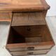 Louis XVI style walnut desk from the late 19th century.