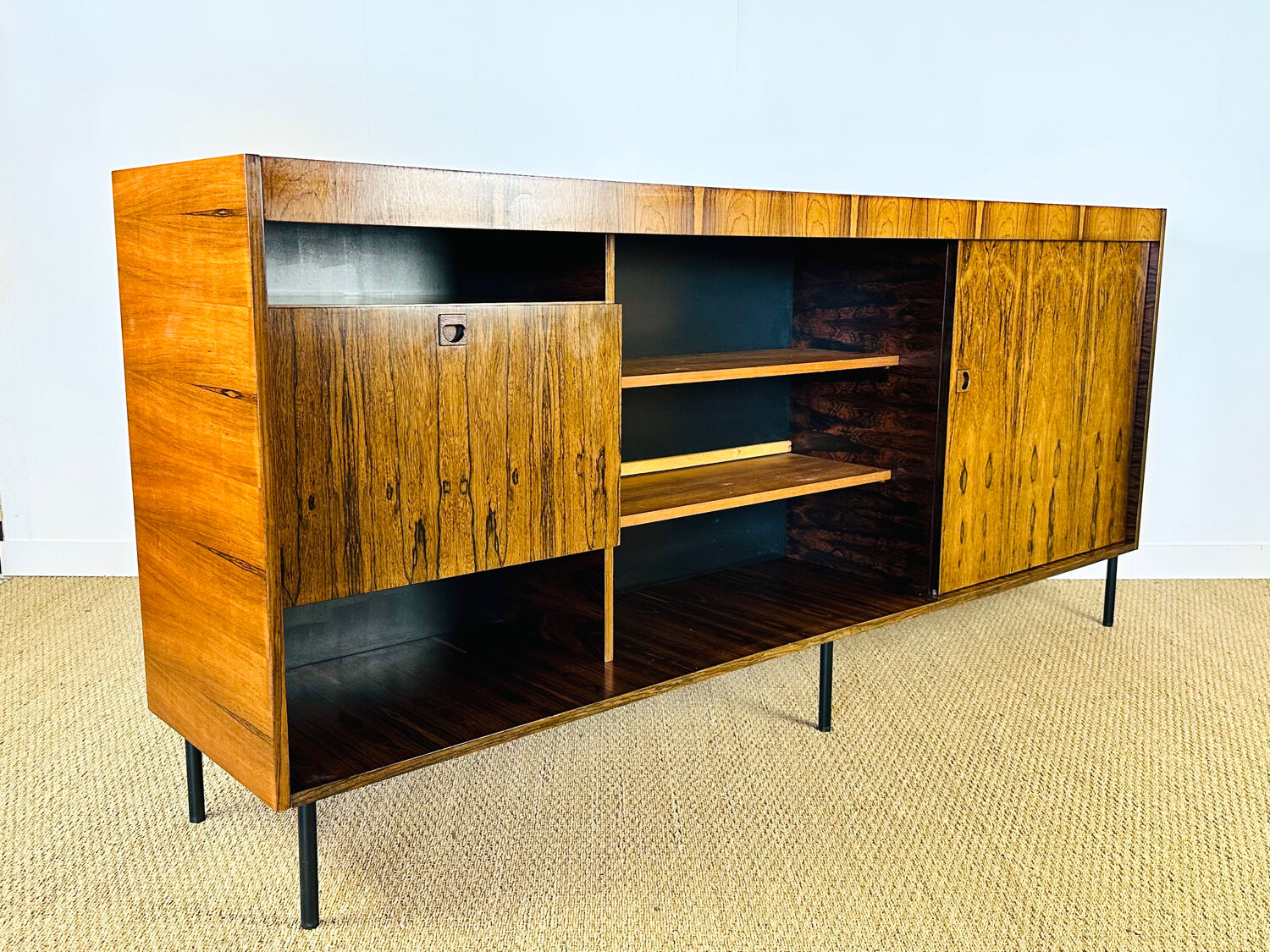 Enfilade scandinave haute en palissandre 1960