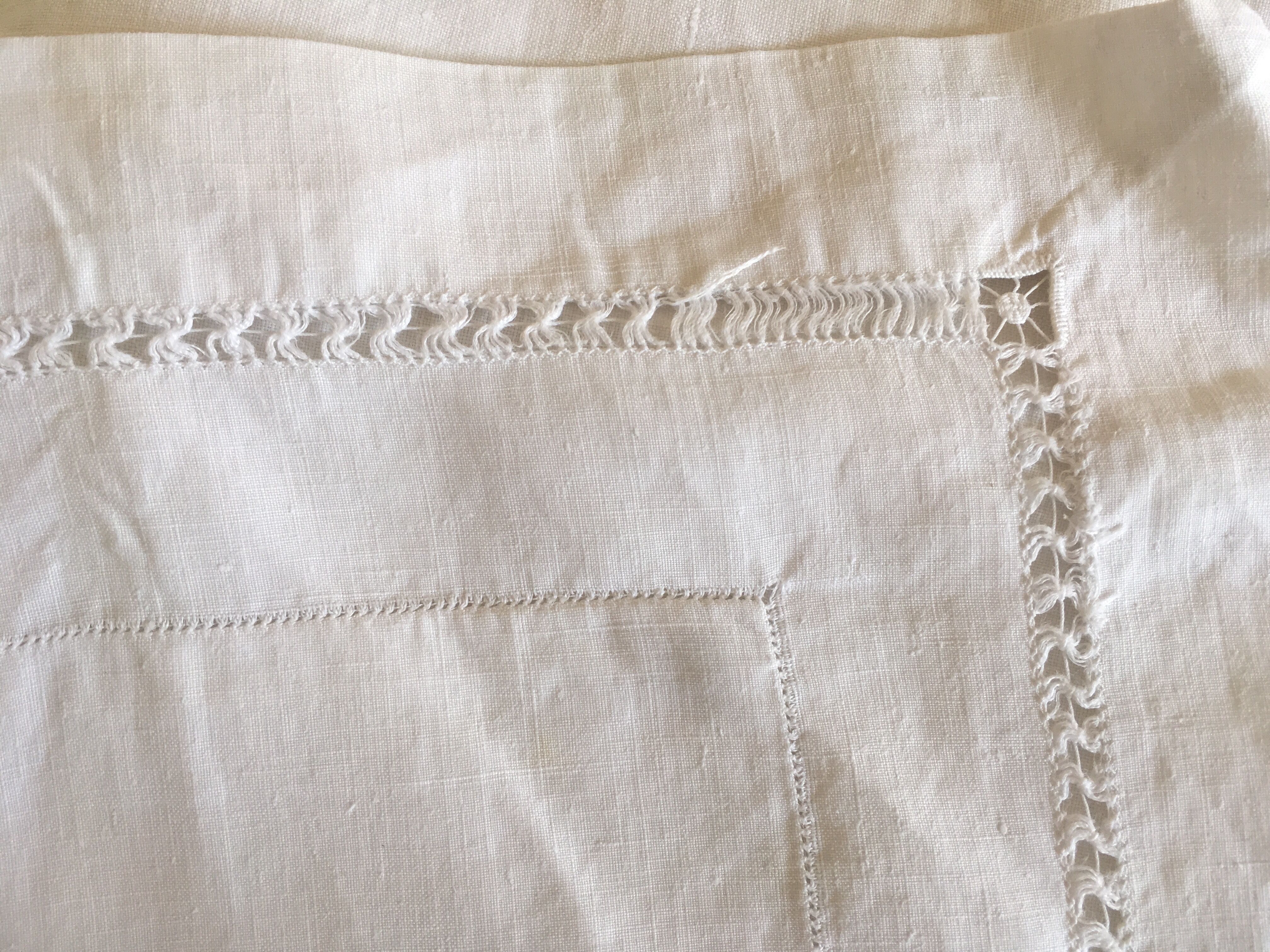 19th embroidered linen yarn wedding kit pillow taie B
