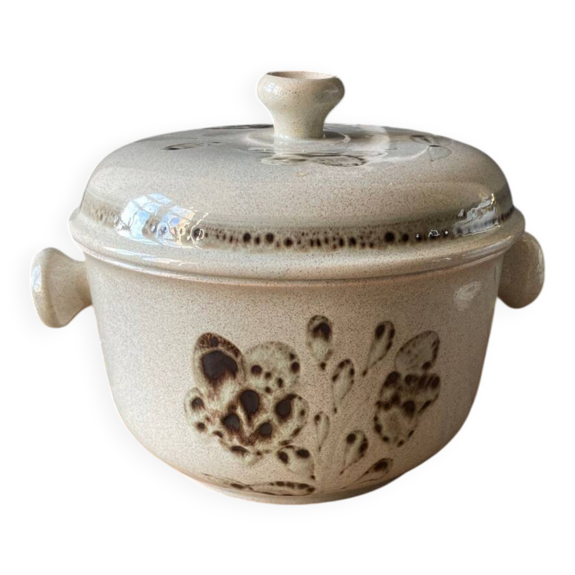 Vintage stoneware soup tureen