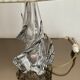 Vintage crystal lamp France 60s-70s
