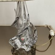 Lampe vintage en cristal France années 60-70