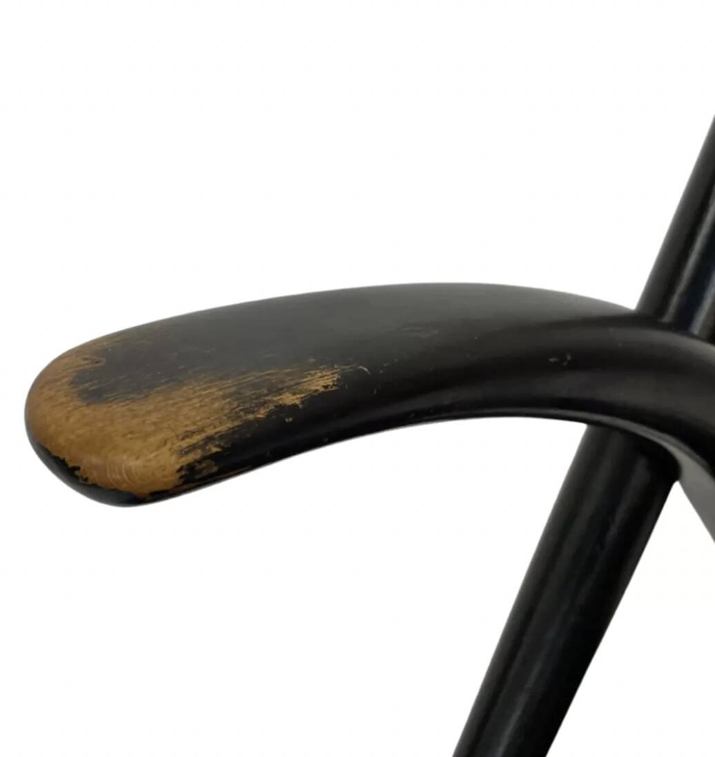 Fauteuil à bascule vintage Illum Wikkelso design danois
