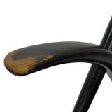 Fauteuil à bascule vintage Illum Wikkelso design danois