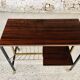Console/ meuble hifi stereo en palissandre et metal , circa 70's
