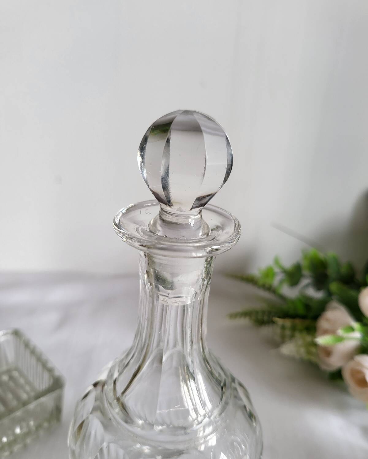 Crystal Decanter for Liqueur and Digestive Water