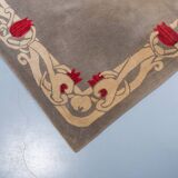 Vintage Limited Edition Italian rug 'Tulipano' from Voghi for Villa d'Este