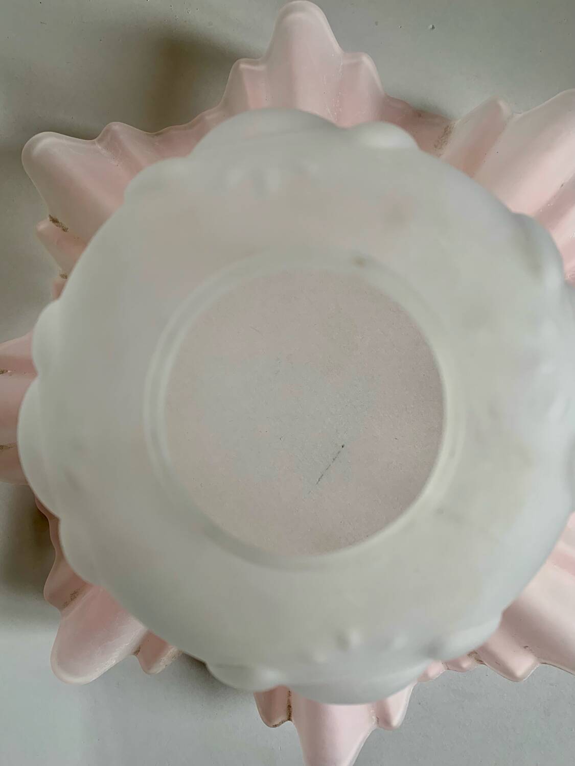 Large glass pendant light