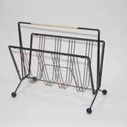 Metal newspapers rack,holder,  1960's