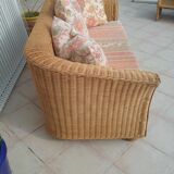 Rattan bench