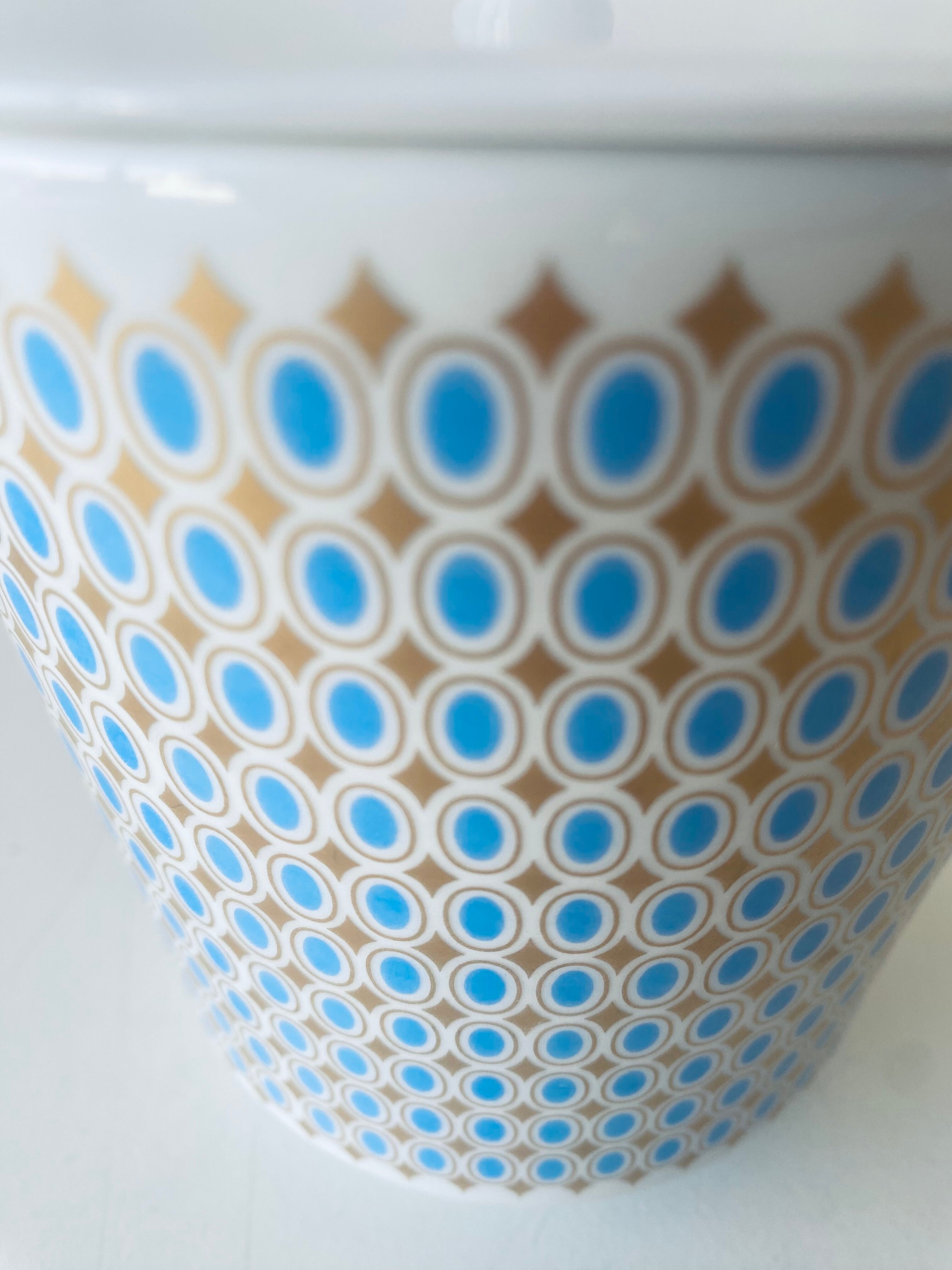 Vintage porcelain candy box stamped Heinrich