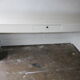 White 50s wooden counter desk
