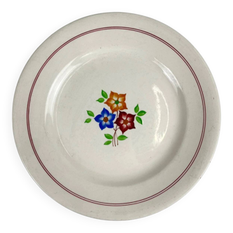 Round plate "The Beehive", Moulins des Loups, 20th century