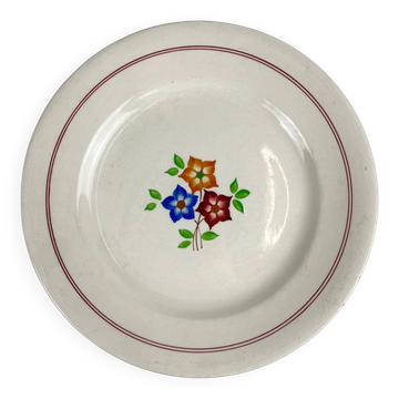 Round plate "The Beehive", Moulins des Loups, 20th century
