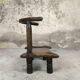 Petite chaise baoulé en bois