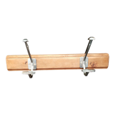 Wood and metal hook