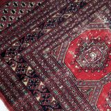 Antique Uzbek Bukhara handmade rug 92 cm x 162 cm 1930s - 1C1234