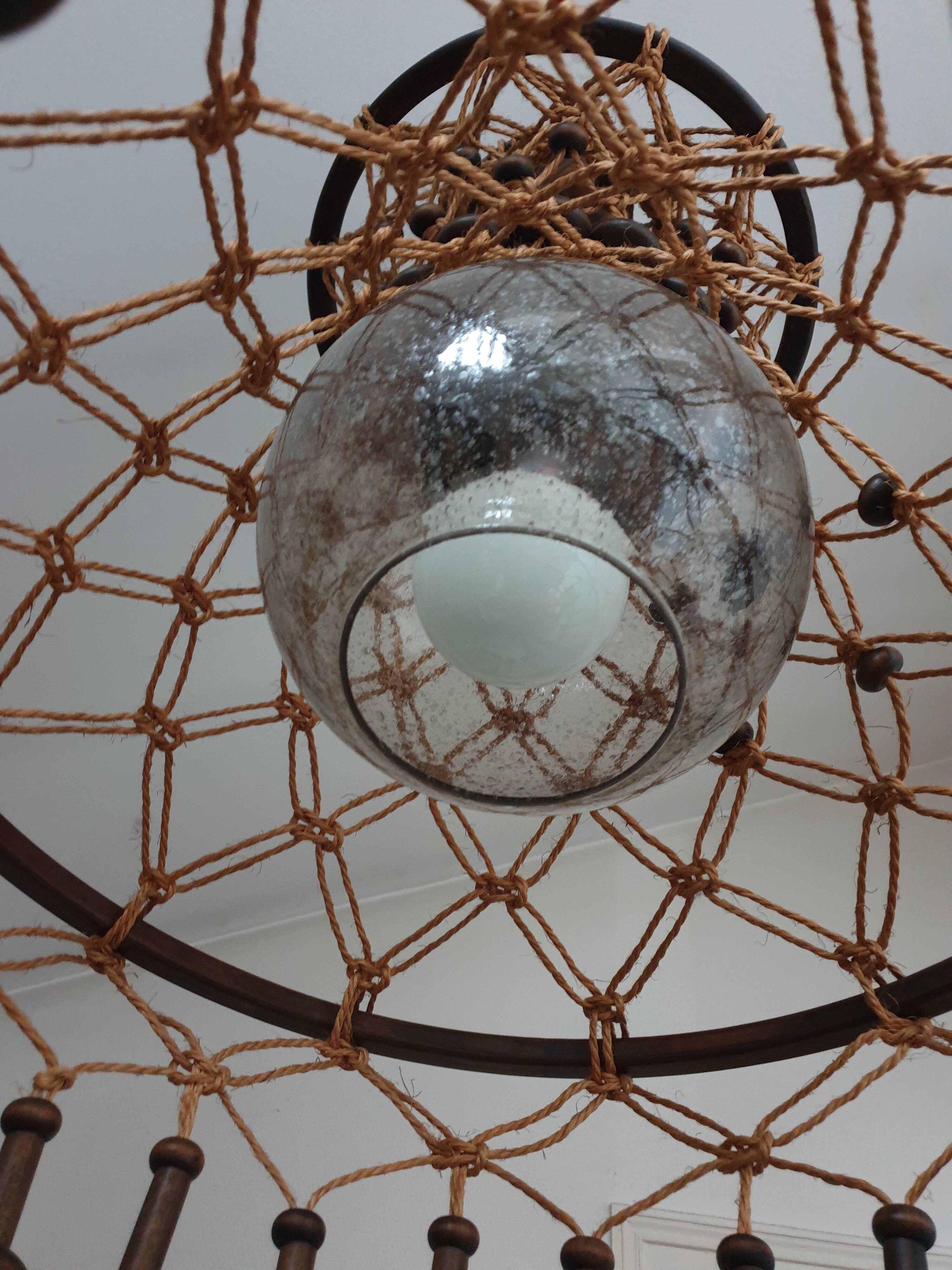 Scandinavian design pendant light Temde Mid-Century