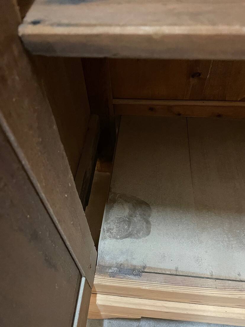 Vintage Parisian airbrushed sideboard