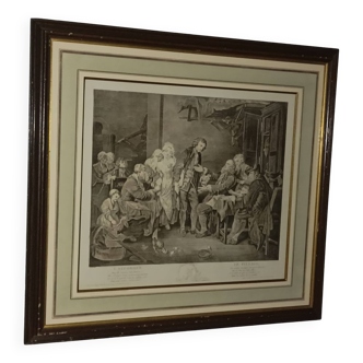 Gravure d'après Jean-Baptiste Creuze, imprimée par Esnauts et Rapilly (XVIIIe)