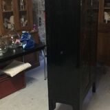Black laqué Chinese wardrobe