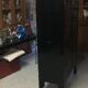 Black laqué Chinese wardrobe