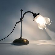 Articulated desk lamp, swan neck United SGDG art deco. Year 20 30