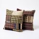 Set of 2 vintage kilim cushion covers 51x51 cm
