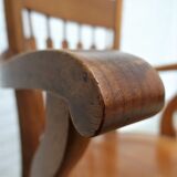 Antique English captain's chair