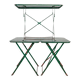 French Iron Garden Tables Set