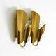 Two enchanting original Swedish Mid Century Modern brass wall lamps