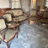 Sofa and 4 Louis XV style armchairs