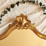 Golden shell mirror