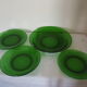 Service 19 pieces Vereco vert transparent