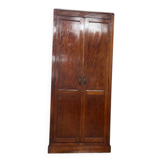 Vintage wooden wardrobe / filing cabinet / entrance cabinet